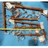 1 ONE Navajo talking stick 14" w/dangle beads & Stone
