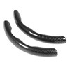 2PCS Steering Wheel Cover Carbon Fiber Pattern Comfortable Touch Delicate