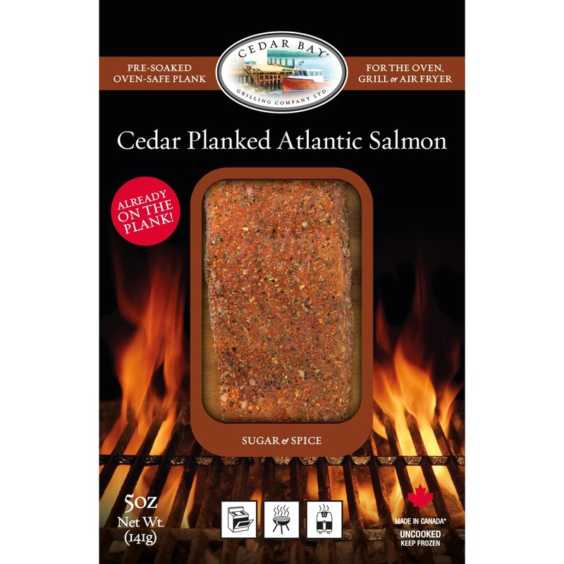 Cedar Planked Atlantic Salmon Sampler Pack - 5oz. - (1