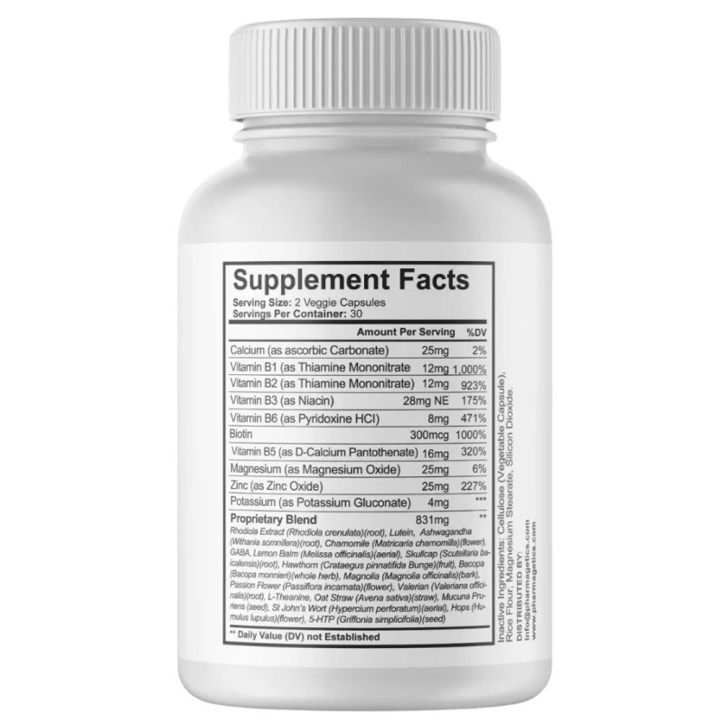 Anti-Anxiety Anti Anxiety Premium Formulation - 60 Capsules