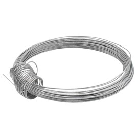 24 m Iron Wire 1.0 mm Galvanised Bonded Also Known as Craft Wire Braiding Wire Tension Wire Binding Wire Steel Wire Decorative Wire