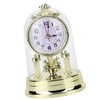 European Retro Style Living Room Clock Antique Silent Table Clock