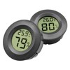 IGEAIIE Reptile Thermometer and Hygrometer, 2-Pack Digital Thermometer Gauge for