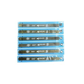 UO-CHIKYU Fish Earth Seal Nut File File for Nut Groove Electric Gauge 6 Piece Set (.009-.042) [Made in Japan]