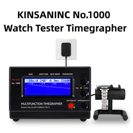 KINSANINC Watch Tester Timegrapher No.1000, Watch Timing Machine Calabration for Mechanical Watches