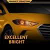 CNNELL Headlights Assembly Pair Compatible with Hyundai Elantra 2017-2018 Passenger