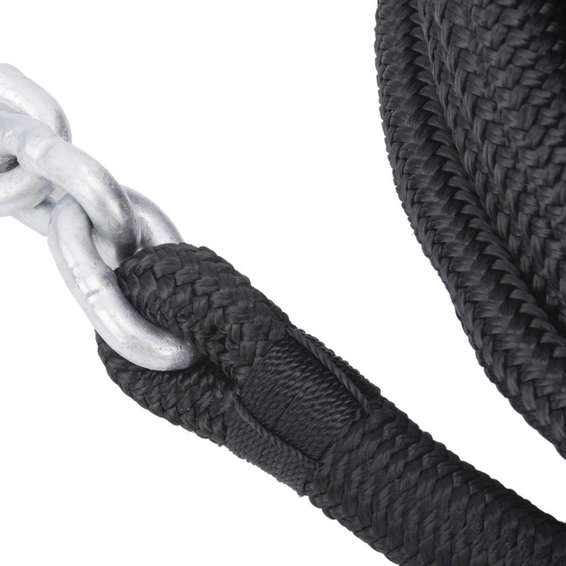 NovelBee 3/8 Inch x 50 Feet Double Braid Nylon Rope