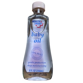 Health Smart Baby Oil, 100% Pure Mineral Oil, Gentle Protection, Deep Moisturizing, 8 Fl Oz (1)