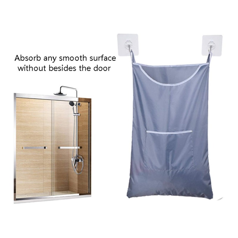 Space Saving Laundry Organizer -AUMA Over The Door Hanging Laundry