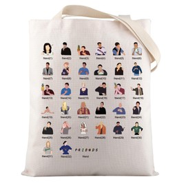 VAMSII Friends TV Show Merchandise Friend TV Show Character Tote Bag Friendship Gifts Friends Fans Gifts Central Park Gifts (CAFriendTVTote)