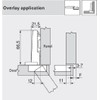 Blum Clip Top BLUMOTION 110 Degree Standard Hinges Kitchen Cabinet