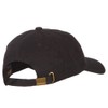 Angel Icon Patched Unstructured Washed Cap - Black OSFM