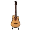Minature Guitar Model Wooden Mini Musical Instrument Guitar Replica with