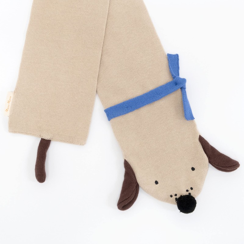 Meri Meri Knitted Puppy Scarf (Pack of 1)