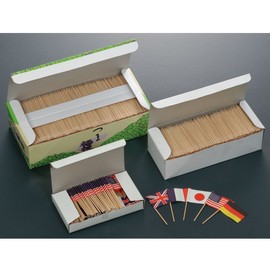 (TV Series Crafts (yamasita Craft) Flag Toothpick 5 Countries X 40 Pieces 39661000