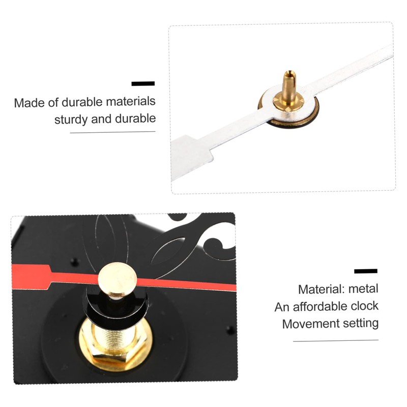 SHINEOFI 3 Sets Clock Movement Replacement Different Lengths Styles Silent