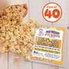 Movie Theater Style 40-Count Popcorn Packs - Pre-Measured 8-Ounce All-in-One