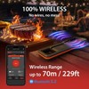 Wireless Bluetooth Meat Thermometer with Dual Sensors- Long Range Bluetooth