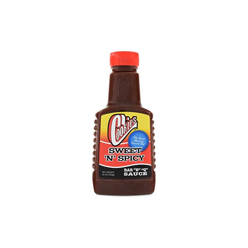 Cookies Sweet N Spicy BBQ Sauce, 20 Ounce