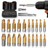 AV Steel 22 Pieces Damaged Screw Extractor Set, Easy Out