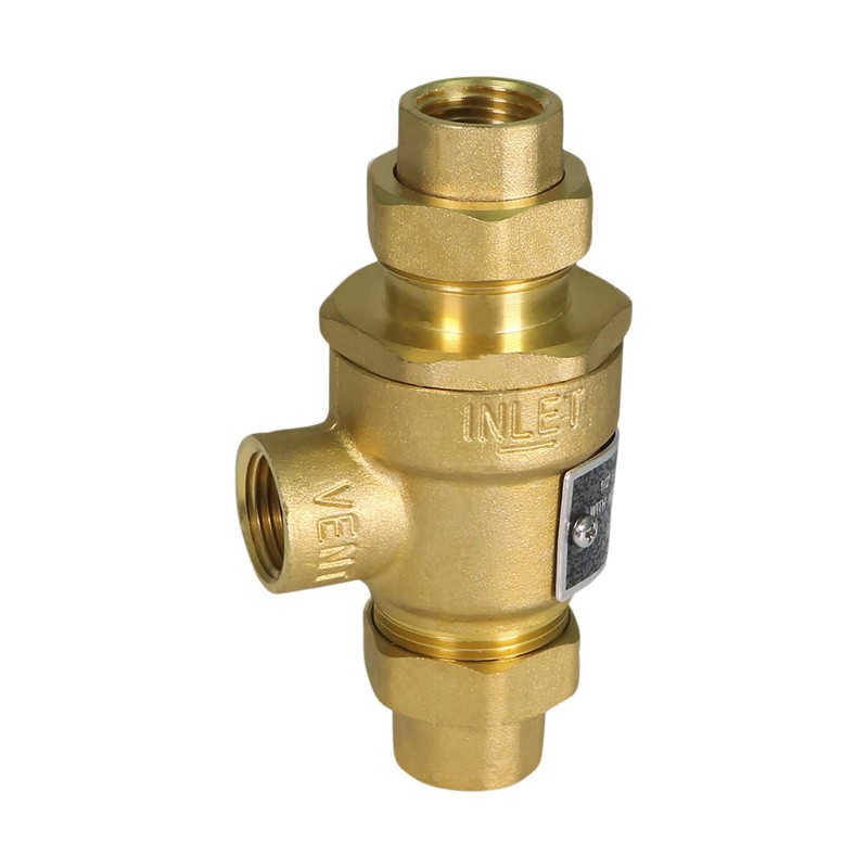 Midline Valve 190U012 Backflow Preventer Valve for Hydronic Heating Applications;