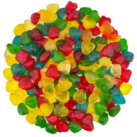 Smarty Stop Rainbow Love Gummy Heart shapped Candy (1 Pound (Pack of 1))
