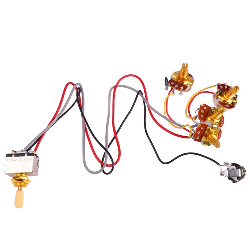 Guitar Potentiometer 18mm A500K B500K Volume Control Instrument Accessory for