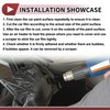X AUTOHAUX Black Protective Car Wrap Film 0.33ft x 59.84inch