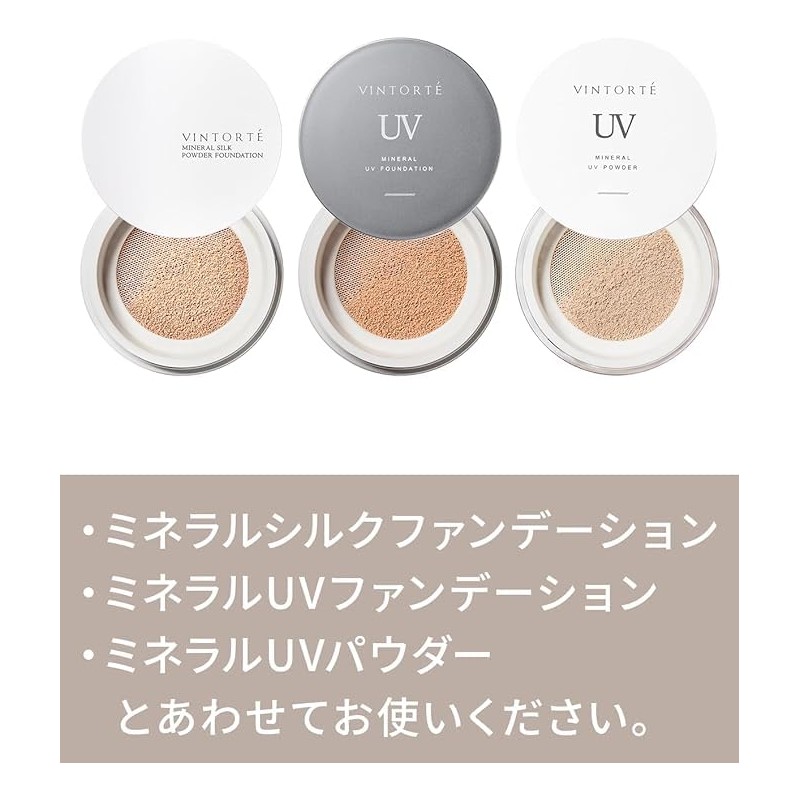 VINTORTE Mineral Foundation Exclusive Fluffy Airy Puff Ventorte Puff (Set