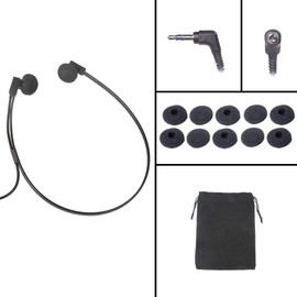 Spectra SP-PC 3.5 mm PC Stereo Transcription Headset with Extra 3 Pairs of Ear Cushions
