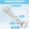 Suifaqi Upgrade Cooler Replacement Threaded Drain Plug with Plastic Tethered