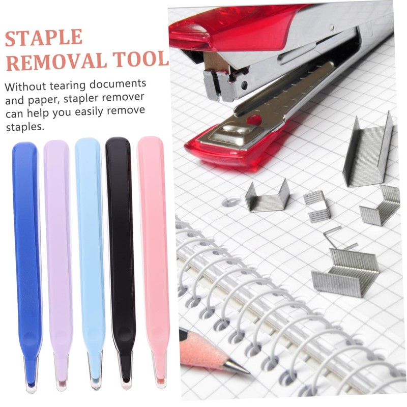 Operitacx Staple Remover Stick Stapler Remover Office Staple Removal Tools