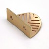 Susenya Bar Cabinet Handles, Finger Pulls,Leaf Door Pull,Zinc Alloy with