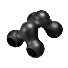 AKAISHI Acupoint Style Acupoint Pillow Black for Neck, Shoulder, Back, Lower Back, Acupressure Substitute for Muscle Stiffness