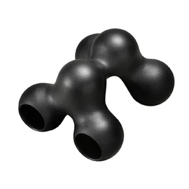 AKAISHI Acupoint Style Acupoint Pillow Black for Neck, Shoulder, Back, Lower Back, Acupressure Substitute for Muscle Stiffness