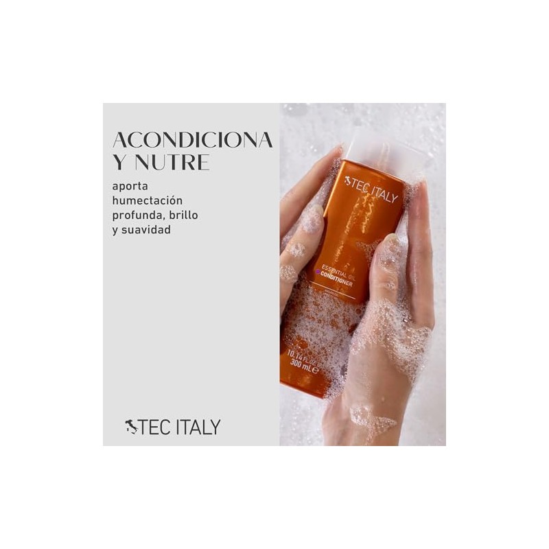 TEC ITALY Essential Oil Acondicionador 300 ml Tratamiento con Aceites