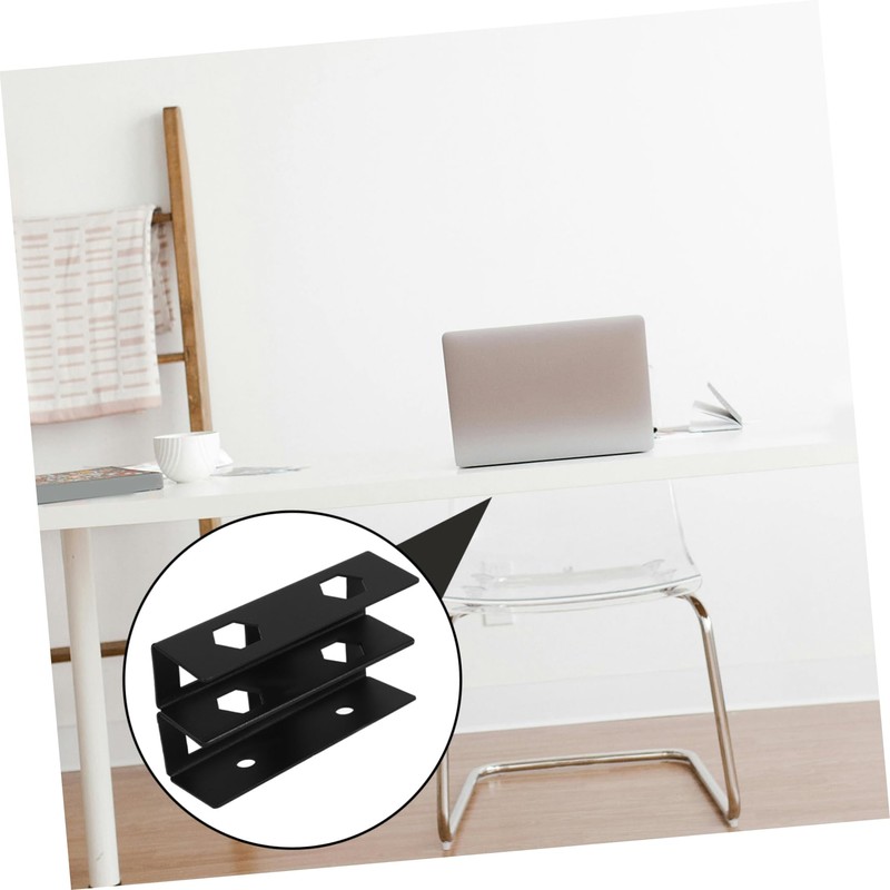 Gadpiparty 1 Set Under Desk Laptop Stand Metal Bracket for