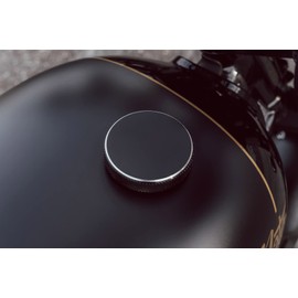Motone Tank Cap T100 T120 Street Twin Street Scrambler Harley Sportster Dyna Iron Aluminum Black NXS006
