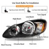 2PCS Headlights Assembly For 2003 2004 2005 2006 2007 2008