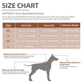 PUPTECK Dog Harness and Leash Set for Small Medium Dogs No Pull, Soft Mesh Adjustable Puppy Cat Harness Reflective at Night, Black XS