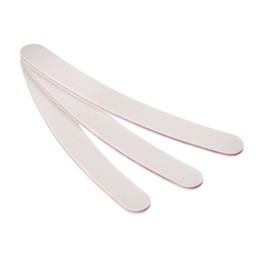 Professional Nail Files 100 180 Curved White Fine & Coarse Nail File Set Pack of 5