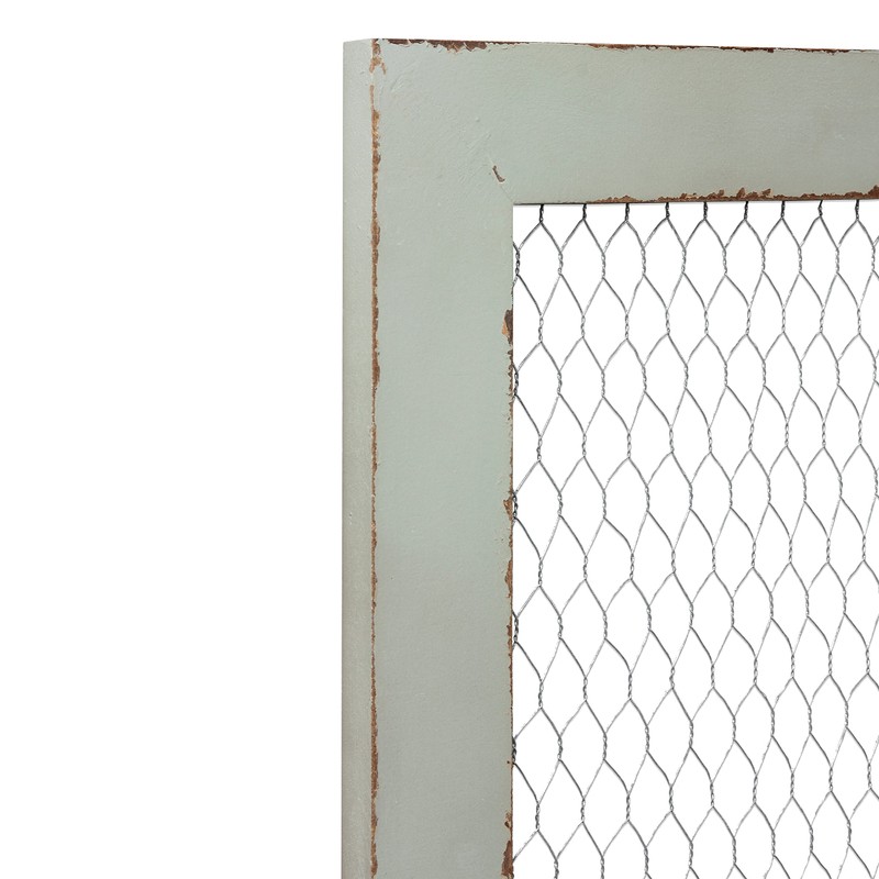 SOFE Chicken Wire Frame Bulletin Boards, Rustic Grid Wall Panels