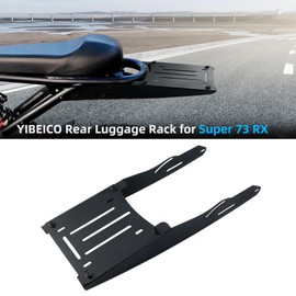 YIBEICO Rear Luggage Rack for Super 73 RX, High Toughness Rear Luggage Carrier, Steel Tailstock Bracket Accessories for Super 73
