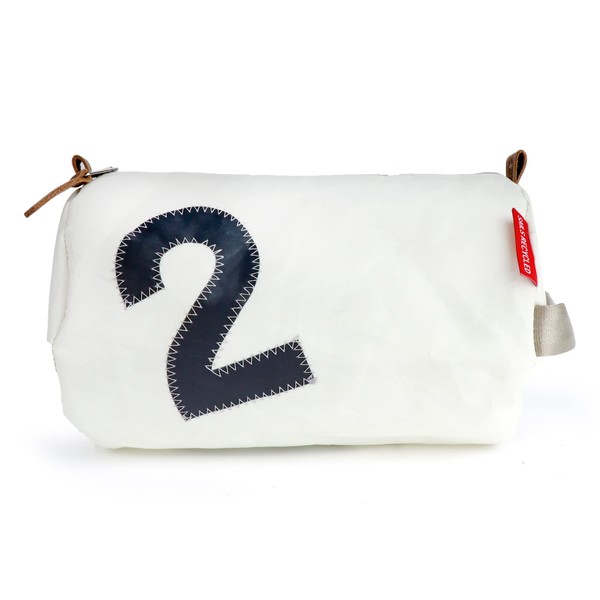 360° Unisex Canvas Toiletry Bag Wash Bag Cosmetic Bag White