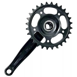 TDR Single-Speed ??152mm Crankset 28T, Crankset for Tricycle BMX Bicycle Fixed Bike