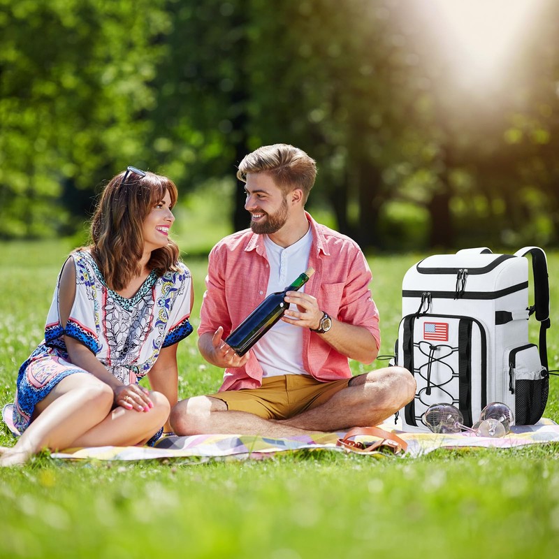 Maelstrom Backpack Cooler,Soft Lightweight Leakproof Cooler Backpack,50 Can Insulated Cooler