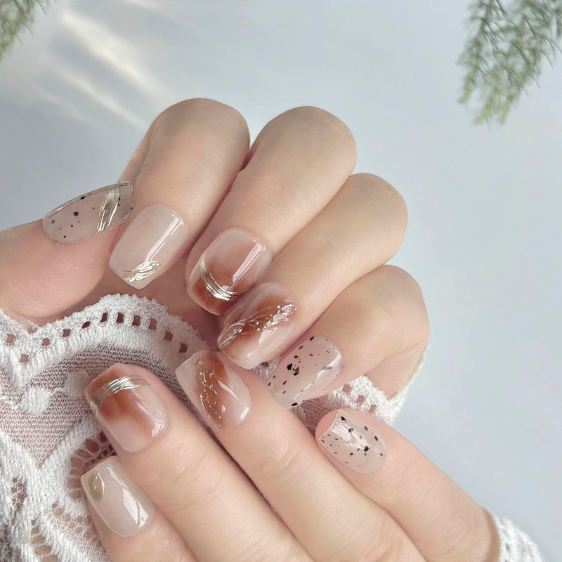 Nail Tips, Press on Nail, Set of 10, Handmade Nail