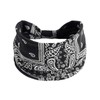 4 Pack Boho Headbands Stretch Paisley Print Bandana Headband Criss