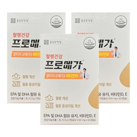 Chong Kun Dang Health Blood Circulation Health Promega Altige Omega 3 Vitamin D 430mg x 60 capsules (3) / 종근당건강 혈행건강 프로메가 알티지 오메가3 비타민D 430mg x 60캡슐 3개 (hi)