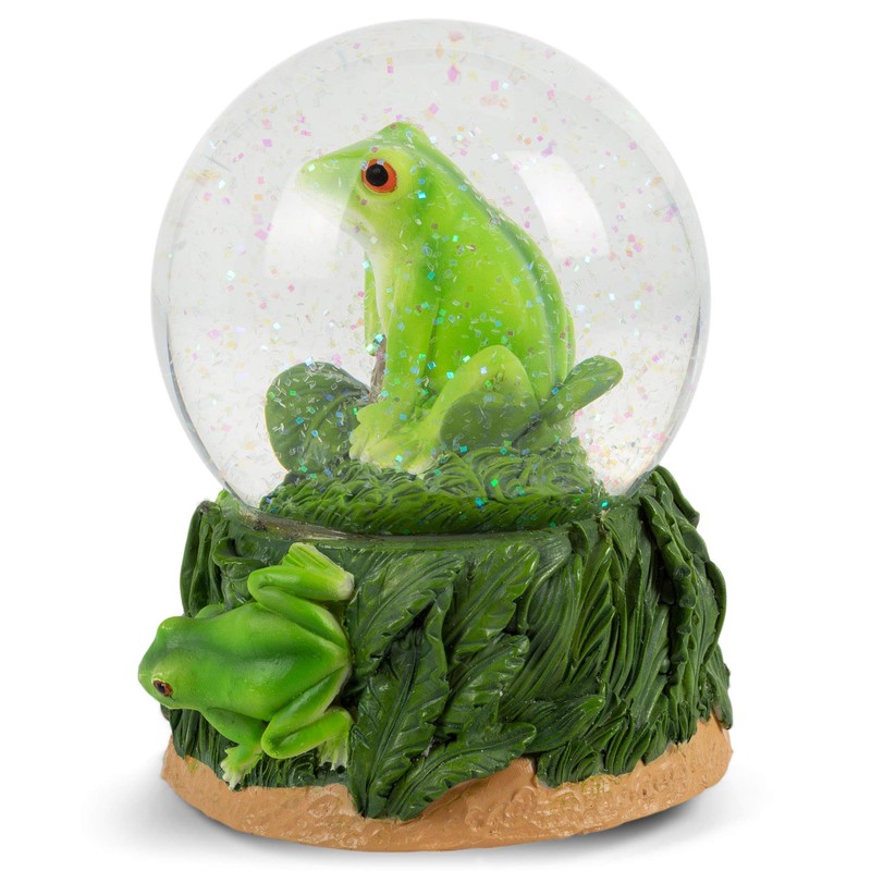 Elanze Designs Playful Green Tree Frog Tabletop Figurine Forest Hopping